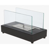 Bioéthanol cheminée de table rectangulaire