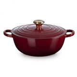 Marmite en fonte émaillée couleur Rhône