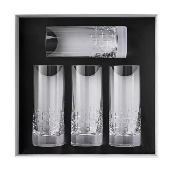 Le coffret de 4 gobelets haut 37cl NEWPORT TWIST