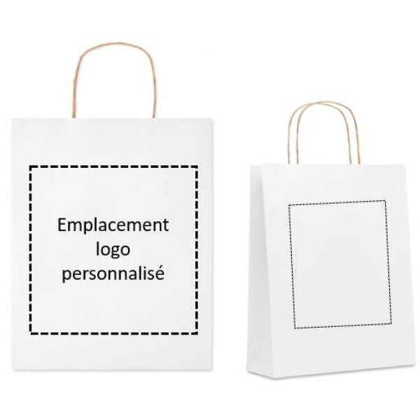 250 Sacs en papier personnalisés