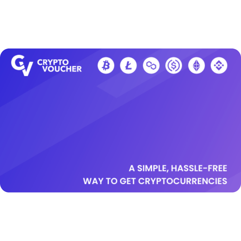 Carte cadeau Crypto Voucher