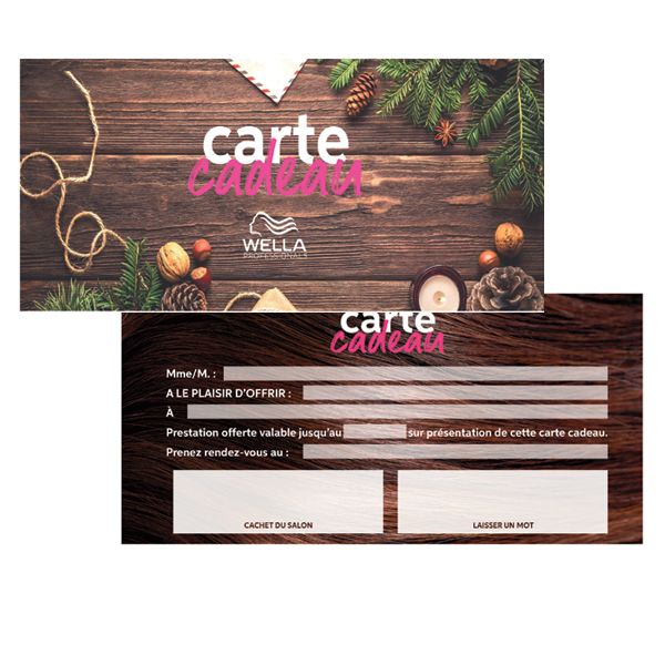 Lot de 50 cartes cadeaux Fêtes de fin d Année 21x10 cm