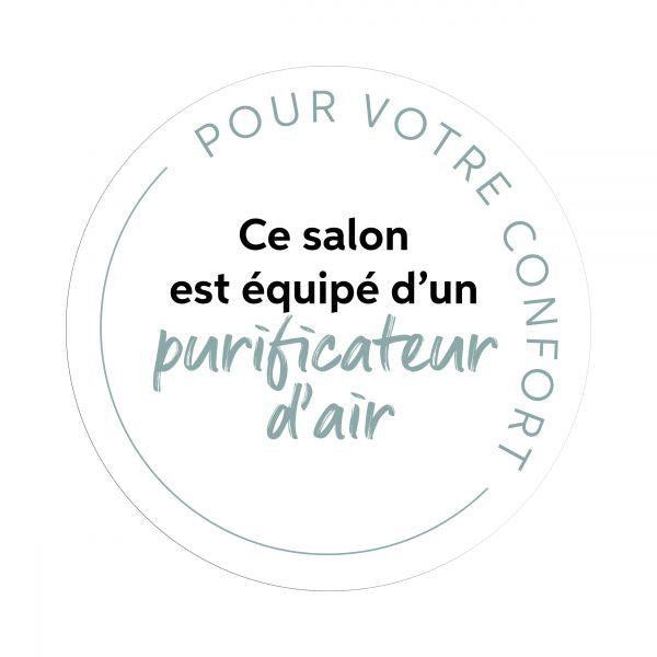 1 autocollant de vitrine personnalisé 20 x 20 cm