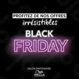 1 autocollant de vitrine personnalisé 20 x 20 cm BLACK FRIDAY CARRE