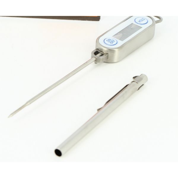 THERMOMÈTRE EN INOX DE POCHE