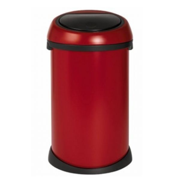 Poubelle Touch Bin 50 L Deep Rouge