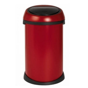 Poubelle Touch Bin 50 L Deep Rouge