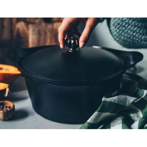 Cocotte 28 cm + couvercle coloris Noir