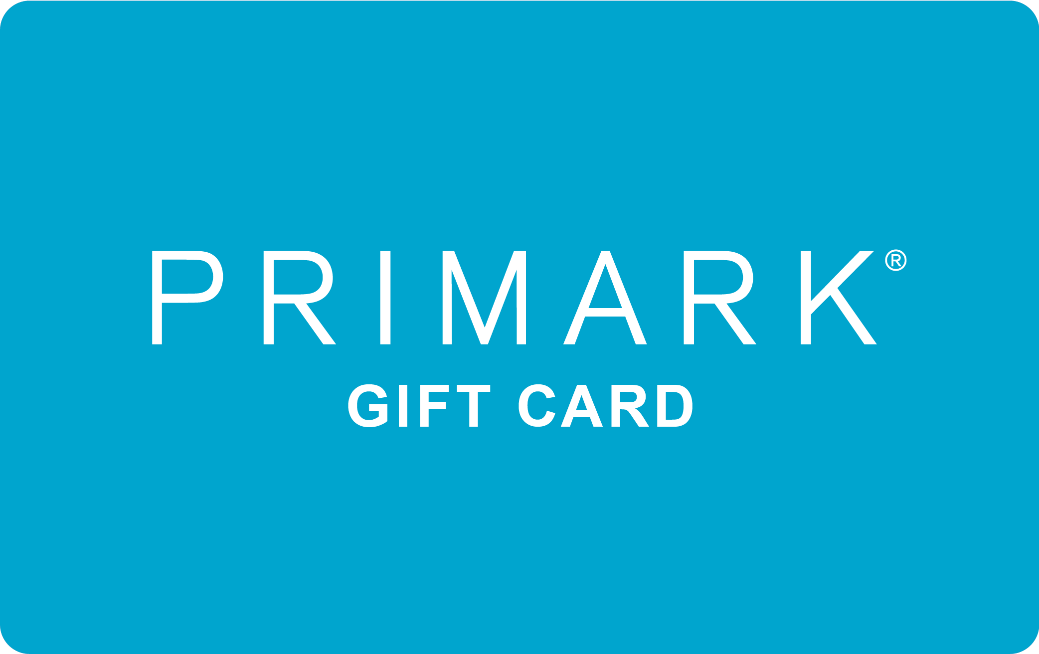Carte cadeau Primark