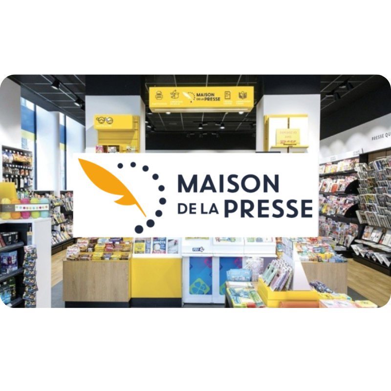 Carte cadeau Maison de la presse