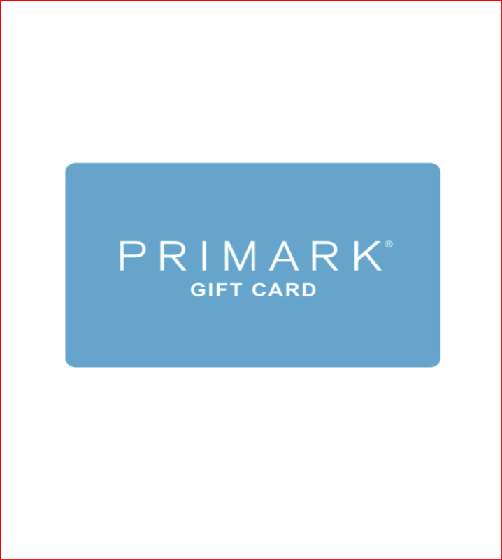 Carte cadeau Primark