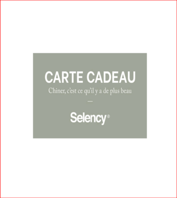 carte cadeau Selency