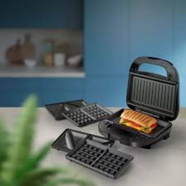 Appareil à croque-monsieur & gauffres 750 W