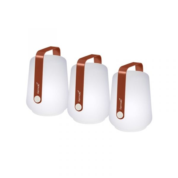 Balad Lampe H12 X3 Ocre Rouge