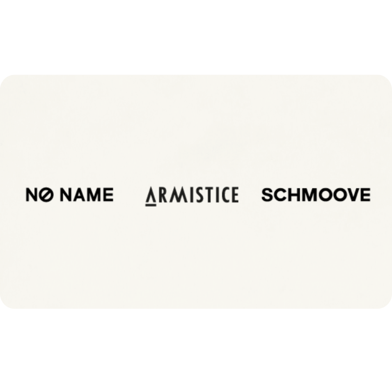 Carte cadeau No name Armistice Schmoove