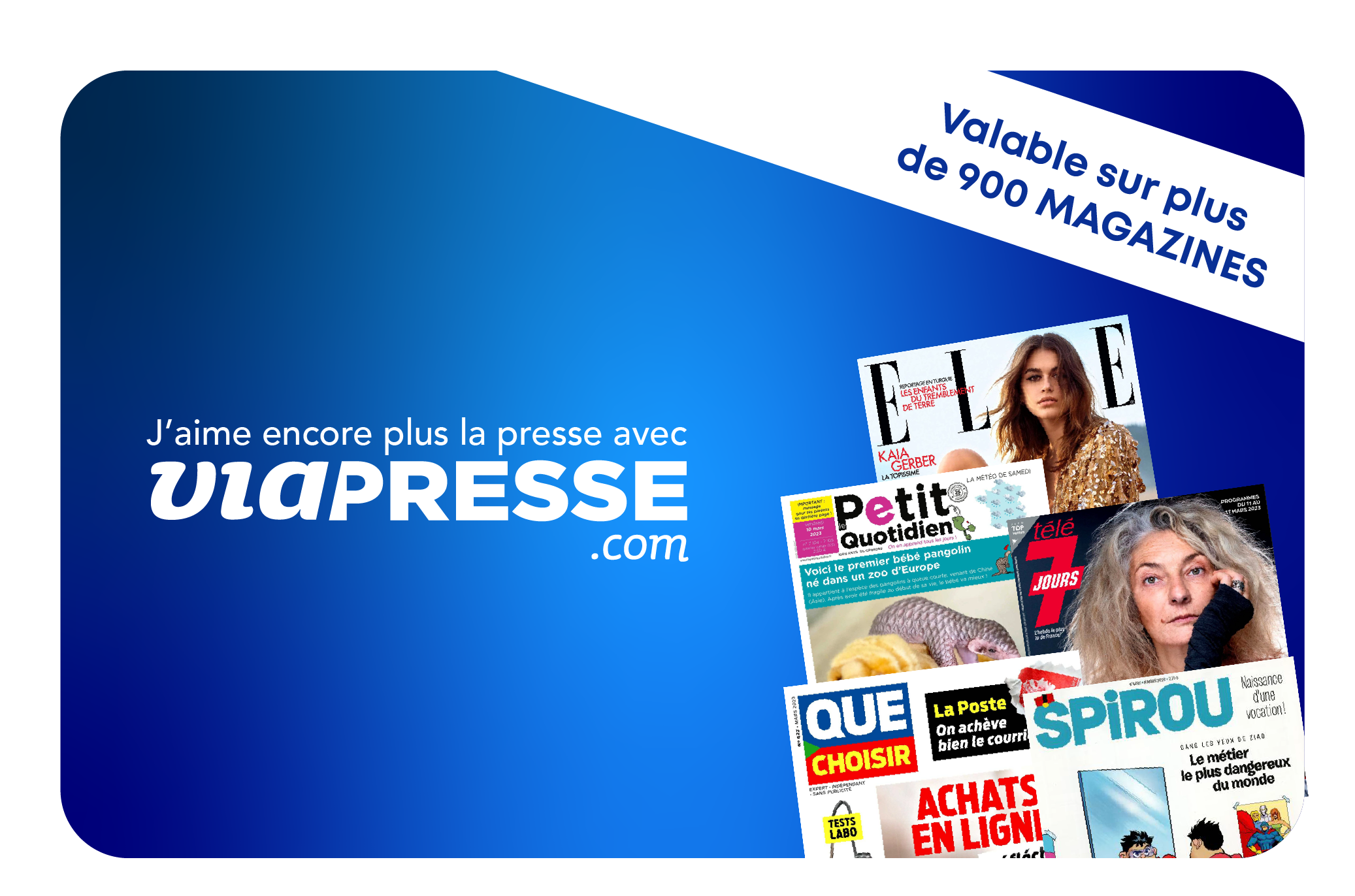 Carte cadeau VIAPRESSE
