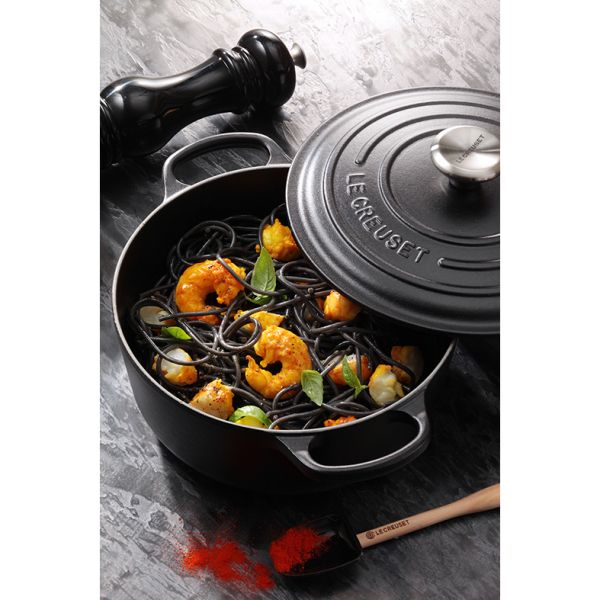 Cocotte ronde 18 cm noire