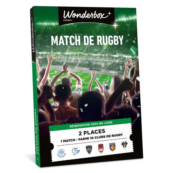 Coffret 100% Rugby – Match en duo WONDERBOX