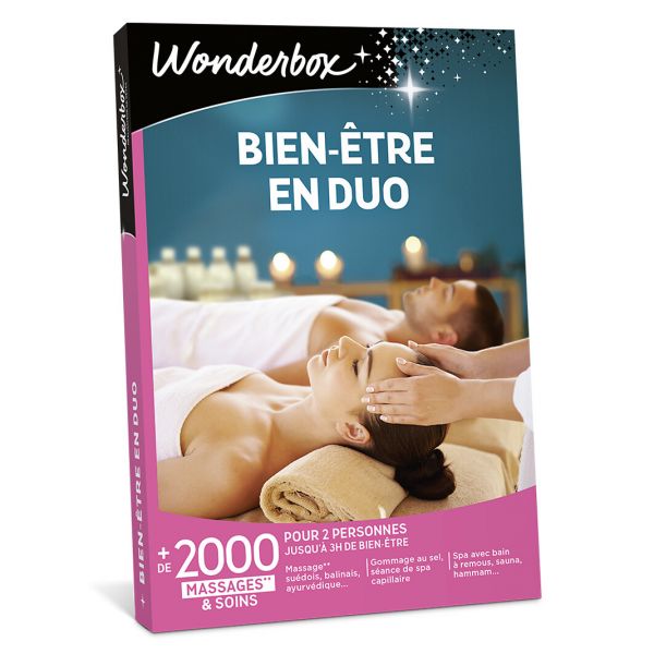 Coffret Cadeaux Bien être en duo