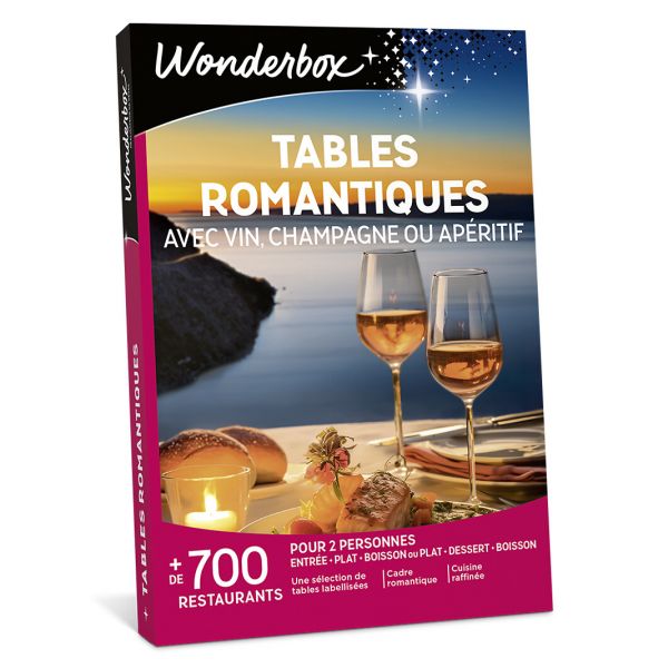 Coffret cadeaux TABLES ROMANTIQUES