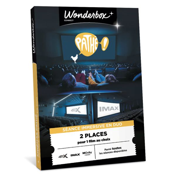 Coffret Cinéma Pathé - Séance Expérience en duo WONDERBOX