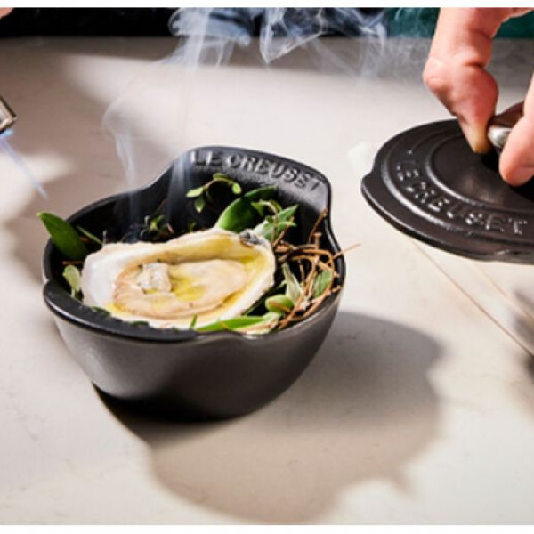 Coffret Gourmet de 4 mini cocottes noir mat Le creuset