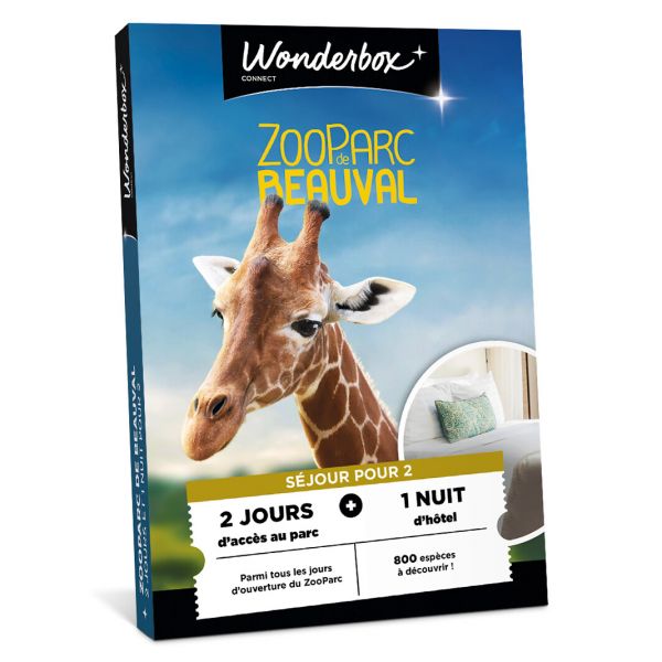 Coffret ZooParc de Beauval - Séjour 2 jours et 1 nuit pour 2 WONDERBOX