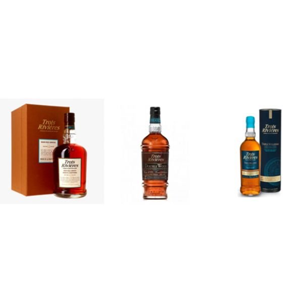 Découverte 3 bouteilles de Rhums 3 Rivières Martinique