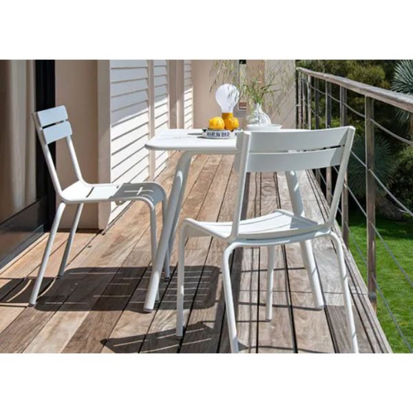 Ensemble repas Luxembourg Blanc coton