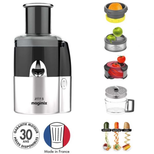 Extracteur de jus 5 en 1 Juice Expert 5 Chrome Noir Magimix
