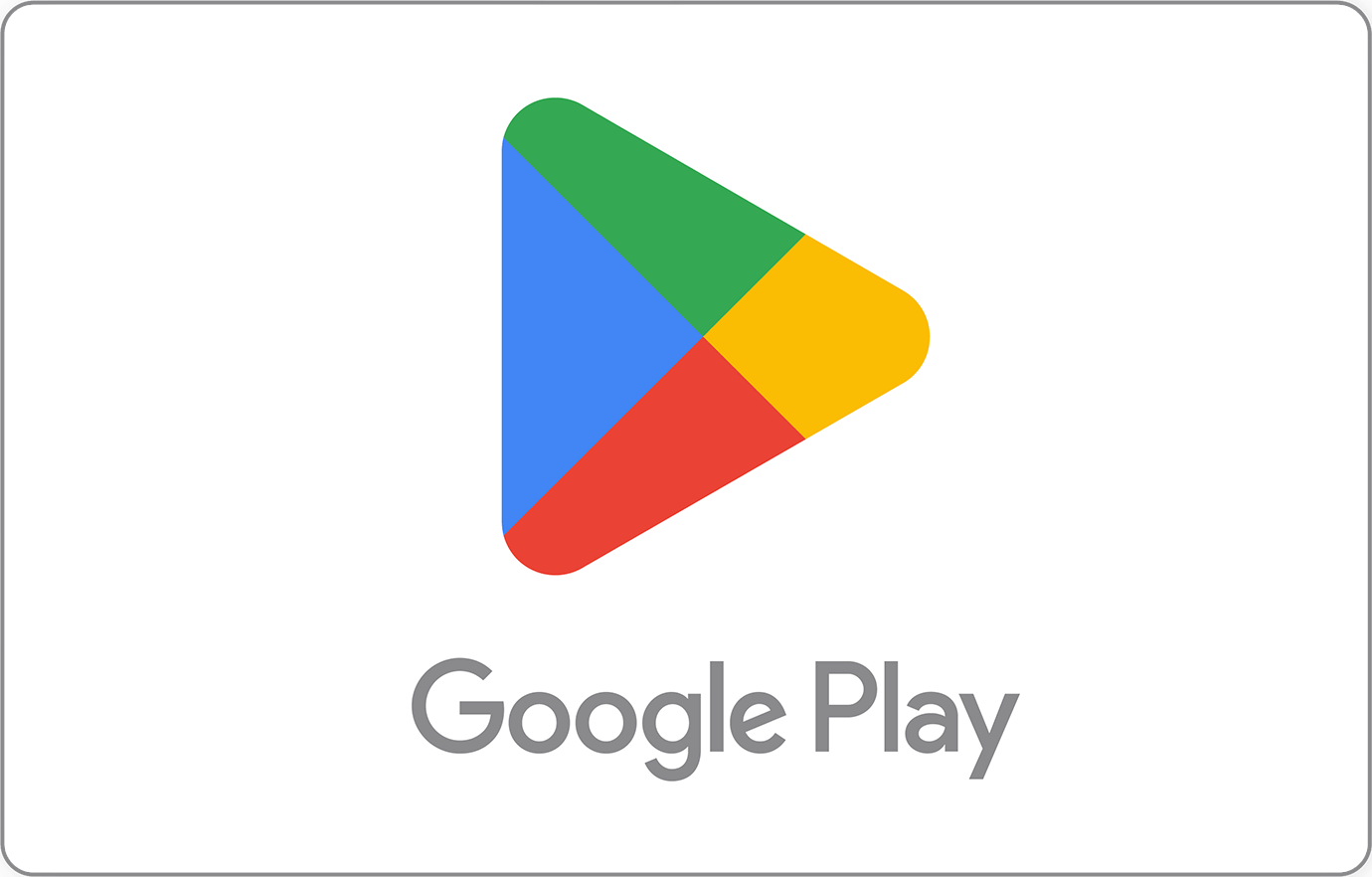 Carte cadeau Google Play