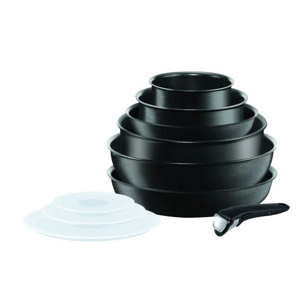 INGENIO PERFORMANCE Noir Batterie cuisine 10 pièces Téfal