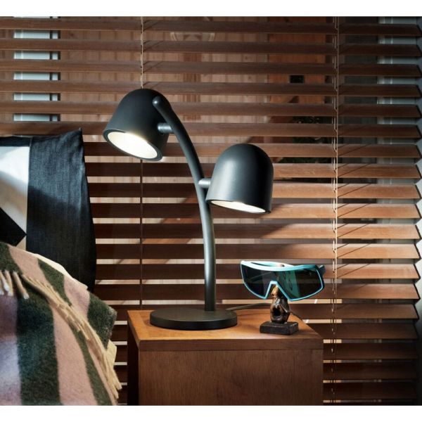 Little Lebow Lampe de table dimmable, black,