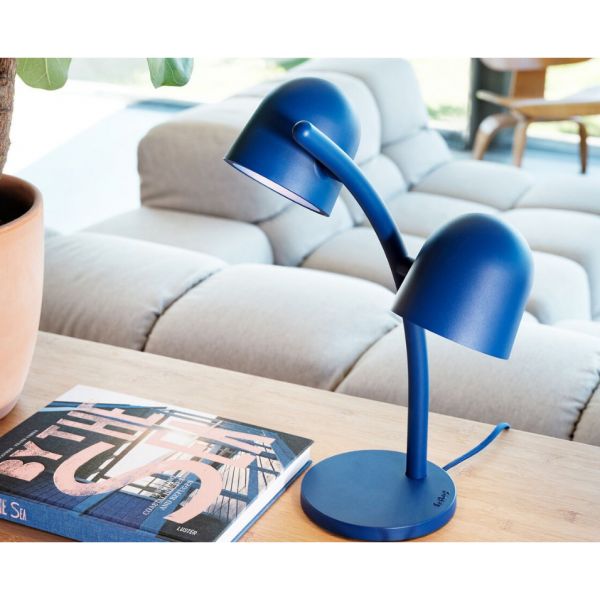 Little Lebow Lampe de table dimmable, bleu