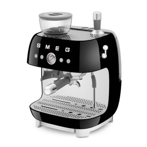 Machine expresso combinée avec broyeur Années 50 - Black Smeg