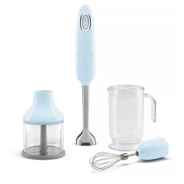 Mixeur plongeant année 50 bleu Smeg