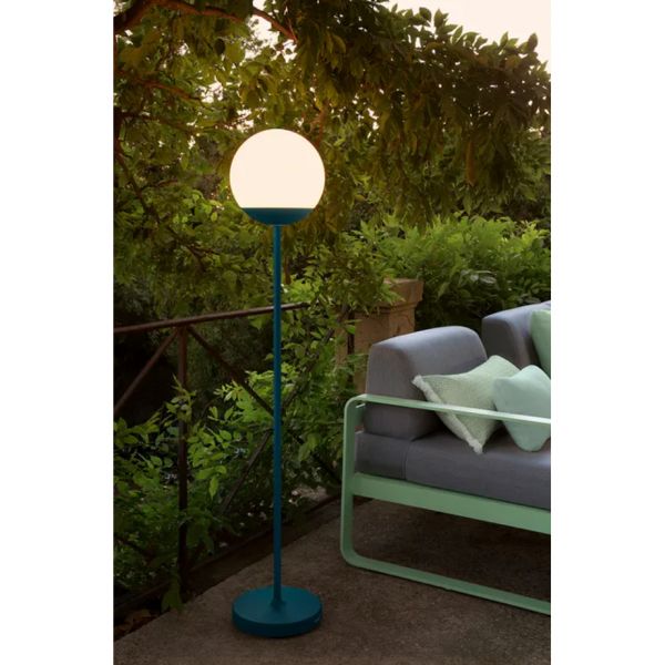 MOOON! Lampadaire H.134 CM Bleu acapulco Fermob