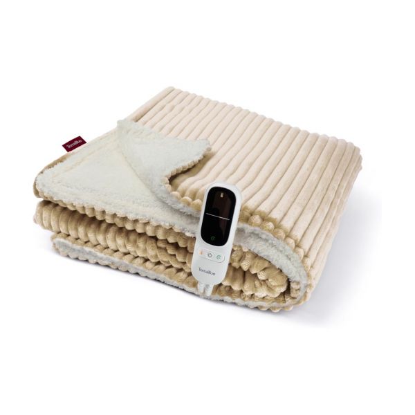 PLAID KOOMY CHAUFFANT CREME