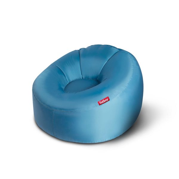 Pouf gonflable Lamzac O bleu ciel