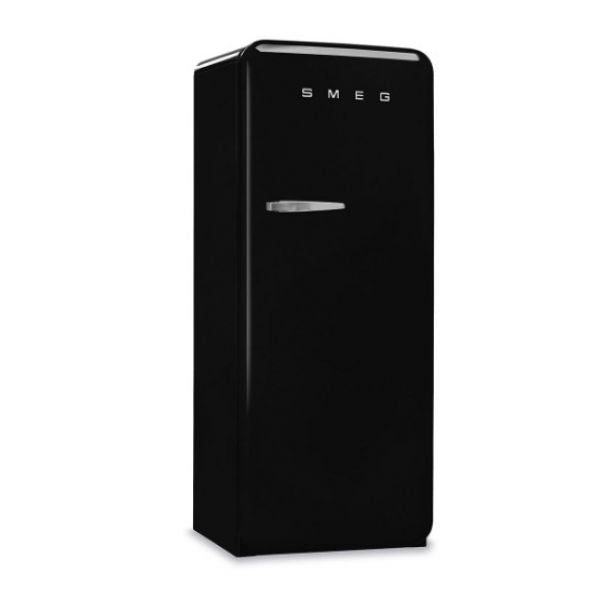 Réfrigérateur Une porte Noir Esthétique Années 50