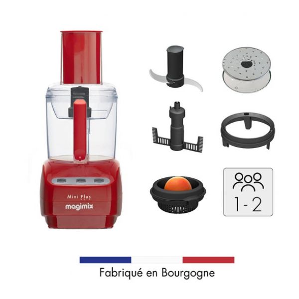 Robot culinaire multifonction Mini Plus Rouge Magimix