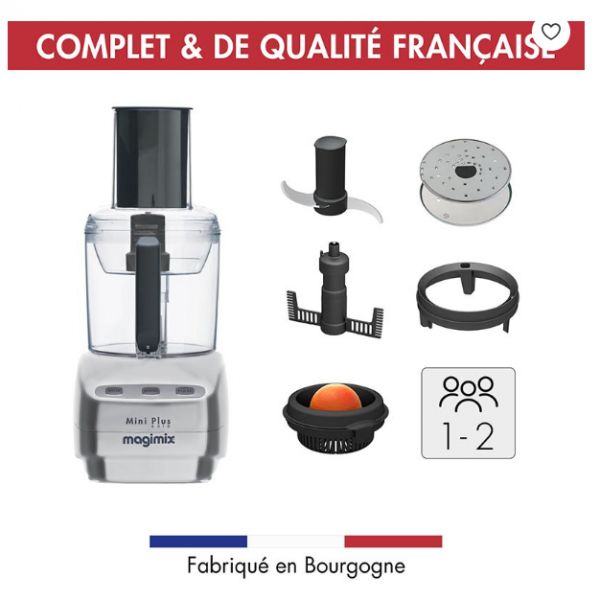 Robot multifonction Mini plus chrome mat Magimix