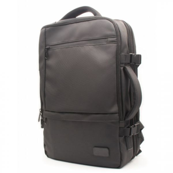 Sac à dos compactable Vacpack en polyester recyclé (rPET) noir