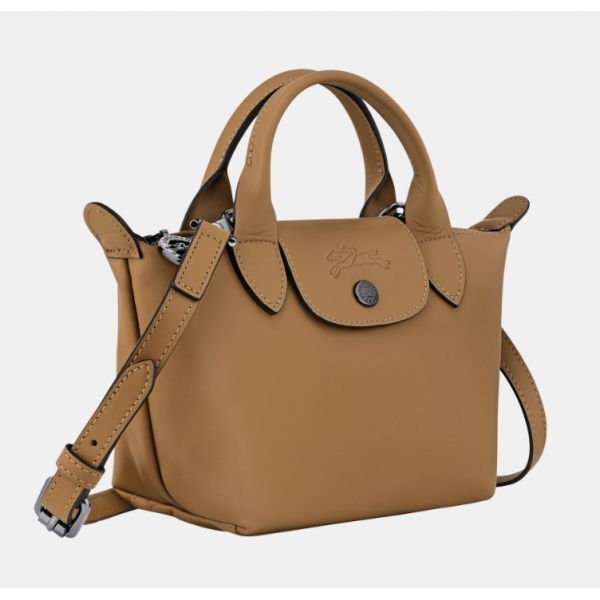 Sac à main XS Le Pliage Xtra Cuir - Tabac