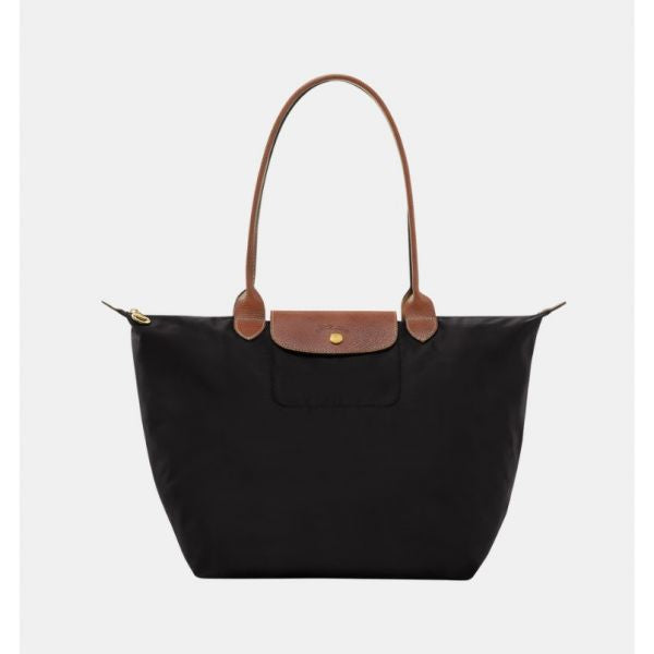Sac cabas L Le Pliage Original Toile recyclée - Noir