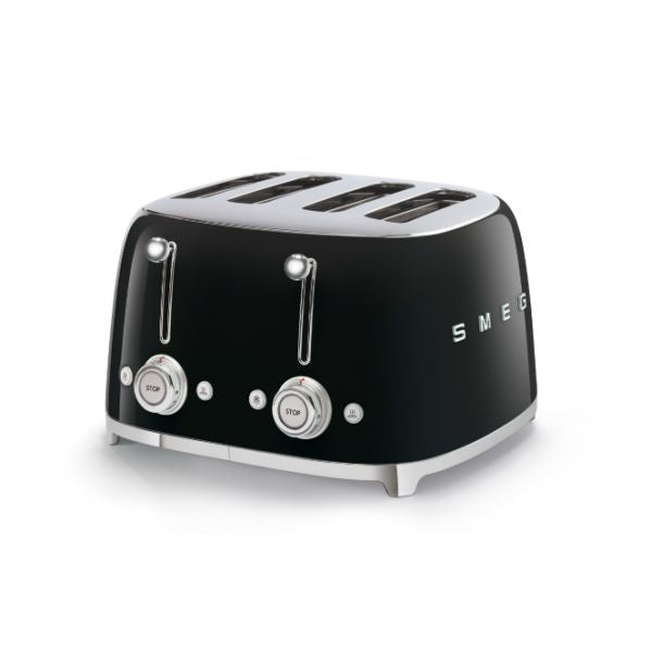 Toaster 4 tranches année 50 noir Smeg