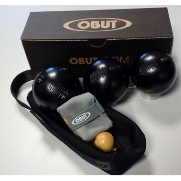 Triplette Boules OBUT finition noire 700g