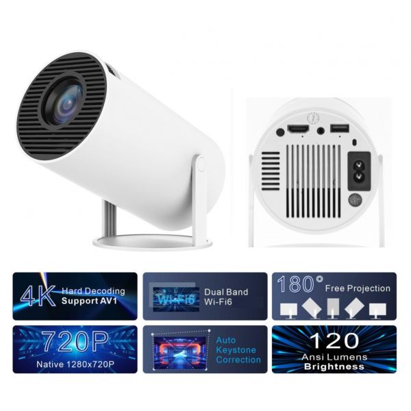 Vidéoprojecteur portable Wifi multimédia
