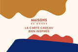 Carte cadeau Maison Du Monde
