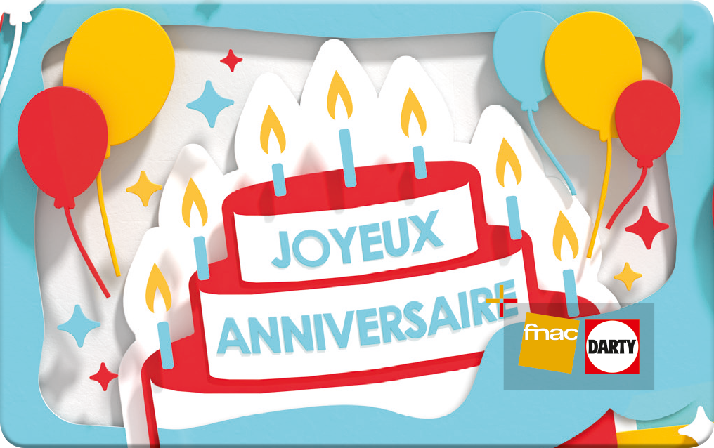 Carte cadeau Fnac Darty